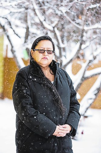 MIKAELA MACKENZIE / WINNIPEG FREE PRESS

Alison Cox, who was triaged with her husband in a cold hospital garage last night with pneumonia, poses for a portrait outside of her home in Winnipeg on Wednesday, Dec. 14, 2022. For Malak story.
Winnipeg Free Press 2022.