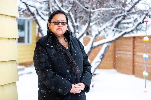 MIKAELA MACKENZIE / WINNIPEG FREE PRESS

Alison Cox, who was triaged with her husband in a cold hospital garage last night with pneumonia, poses for a portrait outside of her home in Winnipeg on Wednesday, Dec. 14, 2022. For Malak story.
Winnipeg Free Press 2022.