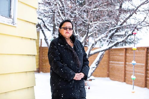 MIKAELA MACKENZIE / WINNIPEG FREE PRESS

Alison Cox, who was triaged with her husband in a cold hospital garage last night with pneumonia, poses for a portrait outside of her home in Winnipeg on Wednesday, Dec. 14, 2022. For Malak story.
Winnipeg Free Press 2022.