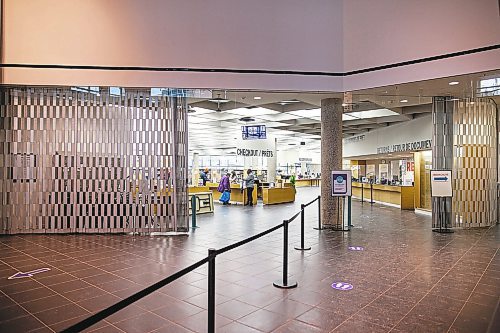 Daniel Crump / Winnipeg Free Press. The Millennium Library in downtown Winnipeg. It has been more than a year since &#x201c;airport-style&#x201d; security was removed from the entrance of the library, a move some community groups are celebrating. November 20, 2021.