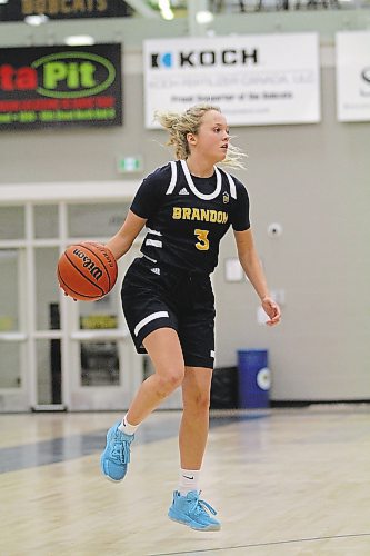 Piper Ingalls leads the Brandon University women's basketball team with 12.8 points per game and is shooting 36 per cent from three-point range. (Thomas Friesen/The Brandon Sun)
