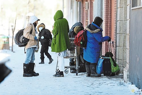 RUTH BONNEVILLE / WINNIPEG FREE PRESS



Local - Extreme Cold, COVID &amp; Homeless seeking shelter



People seek shelter at Main Street Project from the extreme cold temperatures Tuesday.



See Ryan Thorpe story.





Jan 26,. 2021