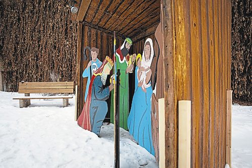 JESSICA LEE / WINNIPEG FREE PRESS

The nativity scene Ken Mutchor, artist, and Les Langer created at Grace Lutheran Church 60 years ago, is photographed on December 13, 2022.

Reporter: Brenda