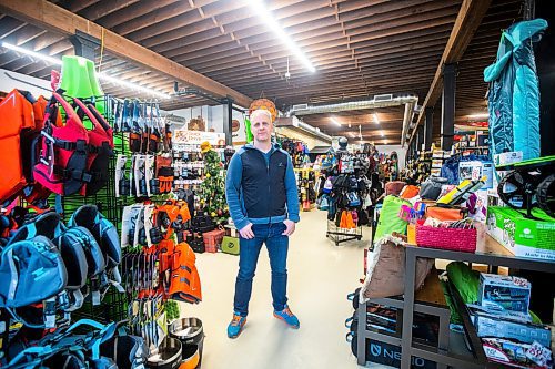 MIKAELA MACKENZIE / WINNIPEG FREE PRESS

Rick Shone, owner of Wilderness Supply, poses for a photo in his store in Winnipeg on Monday, Dec. 19, 2022. Several of his employees were bear sprayed over the weekend. For Kevin Rollason story.
Winnipeg Free Press 2022.