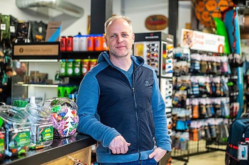 MIKAELA MACKENZIE / WINNIPEG FREE PRESS

Rick Shone, owner of Wilderness Supply, poses for a photo in his store in Winnipeg on Monday, Dec. 19, 2022. Several of his employees were bear sprayed over the weekend. For Kevin Rollason story.
Winnipeg Free Press 2022.