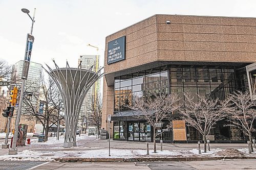 Daniel Crump / Winnipeg Free Press. The Millennium Library in downtown Winnipeg. It has been more than a year since “airport-style” security was removed from the entrance of the library, a move some community groups are celebrating. November 20, 2021.