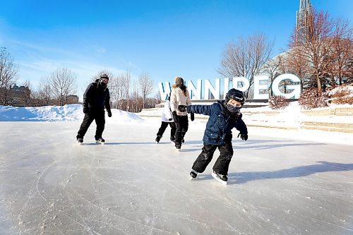RUTH BONNEVILLE / WINNIPEG FREE PRESS 

Local - Arctic Glacier Park opens

The Vodrey family, Marta (mom) &amp; Chris (dad) and two
son's: Mason (11yrs) &amp; Dash (7yrs), are one of the first to enjoy the new ice on the CN Stage Rink and trails after the opening of  the Arctic Glacier ParkTuesday. 

ARCTIC GLACIER WINTER PARK OFFICIALLY OPENED FOR THE SEASON TUESDAY.  ENJOY THE FORKS ON-LAND TRAILS, TOBOGGANING HILL AND SKATING RINKS. 


More Info:
THE FORKS, WINNIPEG - The Forks is offering a bright welcome to the snowy season as Arctic Glacier Winter Park officially opens. Arctic Glacier Winter Park offers a winter experience for all-ages and abilities, with a tobogganing hill, skating rinks, and over 1.2 km of groomed on-land skating and walking trails. 

Skaters can once again glide on the ice at the CN Stage Rink and the Canopy Rink featuring a soundtrack of Manitoba musicians provided by Manitoba Music. The rinks are connected by the groomed on-land skating and walking trails. And over 100,000 lights illuminate the paths, creating a magical backdrop for the winter playground.  

Arctic Glacier Winter Park will be programmed with family-friendly activities every Sunday in January and February from 1PM-4PM (weather permitting), including horse-drawn sleigh rides, DJs on ice at the Canopy Rink and storytelling in the teepee with Barbara Nepinak.  

Dec 20th,  2022