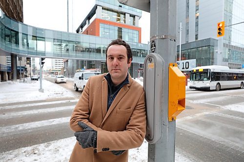 RUTH BONNEVILLE / WINNIPEG FREE PRESS 

Local  -  DCSP cameras

 Photo of Matthew Sanscartier, business intelligence analyst with the Downtown Community Safety Partnership outside near the DCSP office at 260 Hargrave St.

Background:
The DCSP will soon start a pilot project that will put cameras outside businesses that sign up. The purpose is not enforcement, but to monitor for people who may need help. No cameras have been set up yet and the DCSP wouldn&#x574; say who has signed on so far. .

Chris Kitching Story.


Nov 16th, 2022