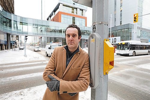 RUTH BONNEVILLE / WINNIPEG FREE PRESS 

Local  -  DCSP cameras

 Photo of Matthew Sanscartier, business intelligence analyst with the Downtown Community Safety Partnership outside near the DCSP office at 260 Hargrave St.

Background:
The DCSP will soon start a pilot project that will put cameras outside businesses that sign up. The purpose is not enforcement, but to monitor for people who may need help. No cameras have been set up yet and the DCSP wouldn&#x574; say who has signed on so far. .

Chris Kitching Story.


Nov 16th, 2022