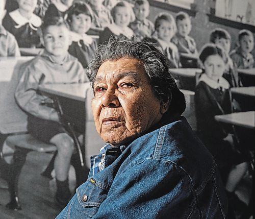 JESSICA LEE / WINNIPEG FREE PRESS

Charlie Bittern is photographed at the Human Rights Museum at the residential schools display on September 23, 2022. In 1967, the 19-year-old was forced to run 80 kilometres through a November snowstorm by the principal of his residential school from Bagot, Manitoba, to Brandon, Manitoba.

Reporter: Ben Waldman