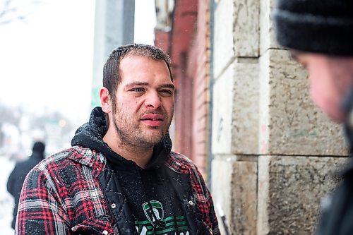 MIKAELA MACKENZIE / WINNIPEG FREE PRESS

Tipsa Fontaine waits for Main Street Project to open their doors on a very cold day in Winnipeg on Wednesday, Dec. 21, 2022. For Tyler story.
Winnipeg Free Press 2022.