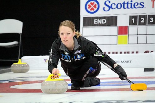 Alyssa Calvert and her rink from Carberry will be competing at the 2023 Manitoba Scotties Tournament of Hearts in East St. Paul next month (Lucas Punkari/The Brandon Sun)
