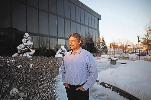 22122022
Brandon Mayor Jeff Fawcett, outside Brandon City Hall on a cold December afternoon. (Tim Smith/The Brandon Sun)