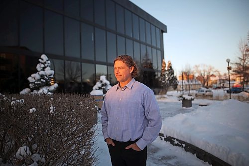 22122022
Brandon Mayor Jeff Fawcett, outside Brandon City Hall on a cold December afternoon. (Tim Smith/The Brandon Sun)