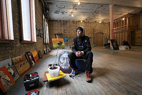 RUTH BONNEVILLE / WINNIPEG FREE PRESS 

 ENT - downtown - artist

Portraits of  Jedrick Thorassie of Tadoule Lake, Manitoban, a Sayisi Dene artist who has a temporary pop up gallery space on Arthur Street. 

Story: Want to understand art in downtown Winnipeg? Ask Jedrick Thorassie of Tadoule Lake, Manitoban, a Sayisi Dene artist who has a temporary gallery space on Arthur Street. Since opening the pop up in November, he's seen the benefits of working downtown, and we talked to him about the changes he's like to see for artists like him trying to make a living. 

Reporter: Ben Waldman

Dec 22nd,  2022