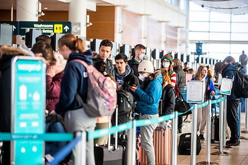 MIKAELA MACKENZIE / WINNIPEG FREE PRESS

Winnipeg Richardson International Airport, where many flights are being cancelled or delayed this holiday season due to storms in Ontario and BC, in Winnipeg on Friday, Dec. 23, 2022. For Katie story.
Winnipeg Free Press 2022.