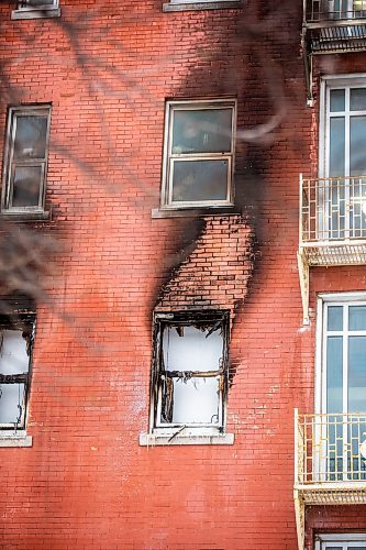 MIKAELA MACKENZIE / WINNIPEG FREE PRESS

The Warwick Apartments at 366 Qu&#x2019;Appelle Avenue, where a fire displaced residents on Christmas morning, in Winnipeg on Tuesday, Dec. 27, 2022. For Erik story.
Winnipeg Free Press 2022.