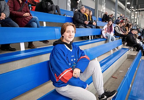 JESSICA LEE / WINNIPEG FREE PRESS

Winnipeg Ringette All-Star player Jia Aimola is photographed at the Seven Oaks Arena on December 27, 2022.

Reporter: Joshua Frey-Sam