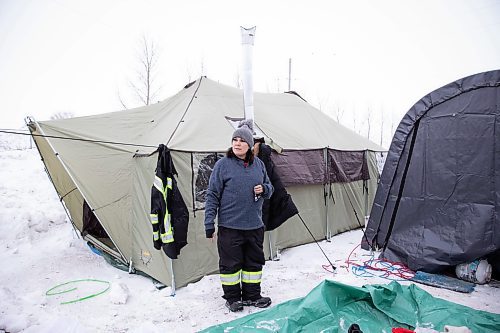 JESSICA LEE / WINNIPEG FREE PRESS

Protestor Melissa Normand is photographed at the encampment at Brady Landfill on December 27, 2022.

Reporter: Chris Kitching