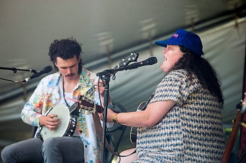 MIKAELA MACKENZIE / WINNIPEG FREE PRESS

Fontine plays at the Little Stage in the Forest during Winnipeg Folk Fest in Bird's Hill Park on Friday, July 8, 2022. For Eva Wasney story. Winnipeg Free Press 2022.