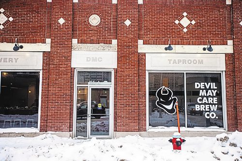 MIKAELA MACKENZIE / WINNIPEG FREE PRESS

Devil May Care taproom, which opened December 23rd at Fort Street and York Avenue, in Winnipeg on Wednesday, Dec. 28, 2022. For Marty Cash story.
Winnipeg Free Press 2022.