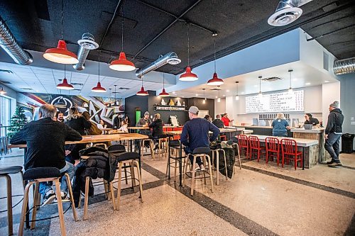 MIKAELA MACKENZIE / WINNIPEG FREE PRESS

Devil May Care taproom, which opened December 23rd at Fort Street and York Avenue, in Winnipeg on Wednesday, Dec. 28, 2022. For Marty Cash story.
Winnipeg Free Press 2022.