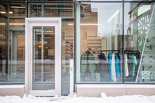 MIKAELA MACKENZIE / WINNIPEG FREE PRESS

CNTRBND, a high-end streetwear shop which opened at 233 Carlton Street on December 23rd, in Winnipeg on Wednesday, Dec. 28, 2022. For Marty Cash story.
Winnipeg Free Press 2022.