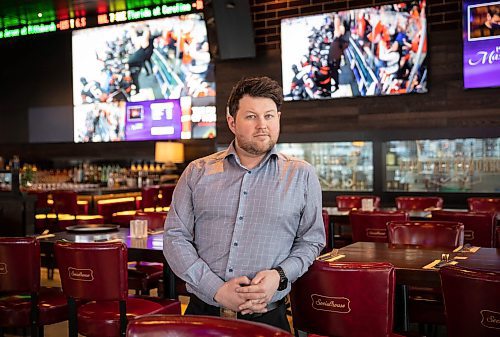 JESSICA LEE / WINNIPEG FREE PRESS

Justin Guest, manager at Brown&#x2019;s Social House, poses for a photo on December 30, 2022 at the restaurant.

Reporter: Joshua Frey-Sam