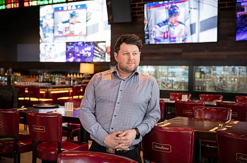 JESSICA LEE / WINNIPEG FREE PRESS

Justin Guest, manager at Brown&#x2019;s Social House, poses for a photo on December 30, 2022 at the restaurant.

Reporter: Joshua Frey-Sam