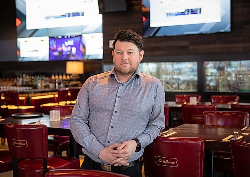 JESSICA LEE / WINNIPEG FREE PRESS

Justin Guest, manager at Brown&#x2019;s Social House, poses for a photo on December 30, 2022 at the restaurant.

Reporter: Joshua Frey-Sam