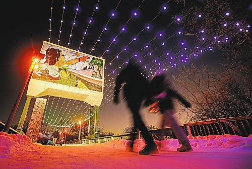 JOHN WOODS / WINNIPEG FREE PRESS
The Forks opened their skating trail today Monday, January 2, 2023. 

Re: ?