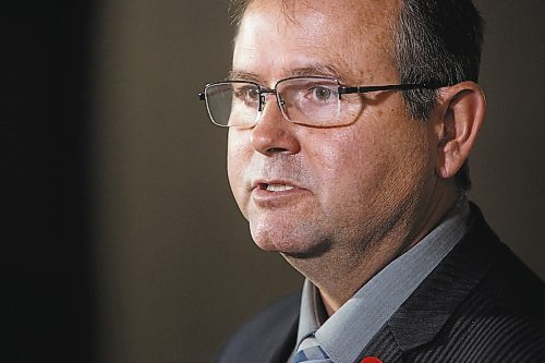 MIKE DEAL / WINNIPEG FREE PRESS
Wayne Ewasko (Lac du Bonnet) Minister of Education and Early Childhood Learning speaks during a scrum after Question Period at the Manitoba Legislative building Wednesday afternoon.
The provincial government is considering the creation of a teacher registry to improve transparency around professional misconduct in the K-12 education sector and make it easier for the public to report and review incidents.
See Maggie Macintosh story
221102 - Wednesday, November 02, 2022.