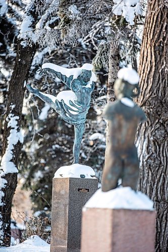 MIKAELA MACKENZIE / WINNIPEG FREE PRESS

The Leo Mol Sculpture Garden in Assiniboine Park in Winnipeg on Tuesday, Jan. 3, 2023. For &#x460;story.
Winnipeg Free Press 2022.