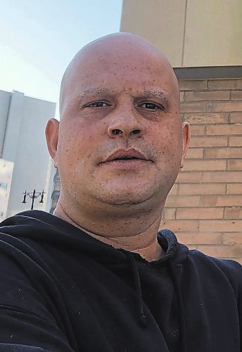 ERIK PINDERA / WINNIPEG FREE PRESS

Michael Guibeault, 36, was displaced by a Christmas Day fire at the Manitoba Housing-run Warwick Apartments on Qu’Appelle Avenue. 
January 4, 2023
