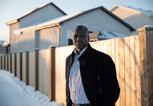 JESSICA LEE / WINNIPEG FREE PRESS

Reuben Garang is photographed near his home in Transcona on January 5, 2023.

Reporter: Carol Sanders