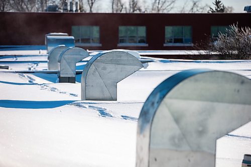 MIKAELA MACKENZIE / WINNIPEG FREE PRESS

Ventilation system ducts on the roof at Sisler High School in Winnipeg on Thursday, Jan. 5, 2023. For Maggie story.
Winnipeg Free Press 2023.