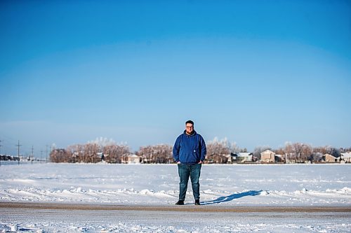 MIKAELA MACKENZIE / WINNIPEG FREE PRESS

Joey Dearborn, who is running into MPI policy issues while trying to work around the extremely long wait times in Winnipeg, poses for a photo in Ile des Chnes on Thursday, Jan. 5, 2023. For Gabby story.
Winnipeg Free Press 2023.