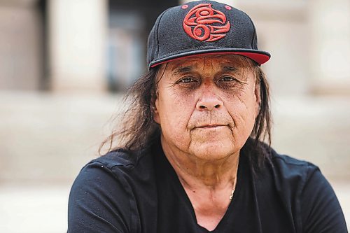 MIKAELA MACKENZIE / WINNIPEG FREE PRESS



Vince Fontaine, an Ojibway musician and lead singer of Eagle &amp; Hawk and Indian City, poses for a portrait on the legislative grounds in Winnipeg on Monday, July 12, 2021. He is one of several local Indigenous artists sharing their thoughts on what should replace the toppled statue of Queen Victoria at the Manitoba Legislative Building. For Eva Wasney story.

Winnipeg Free Press 2021.