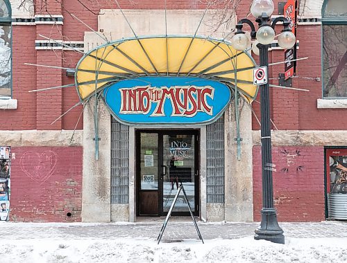 JESSICA LEE / WINNIPEG FREE PRESS
Into the Music’s current home on McDermot Avenue in the Exchange District.