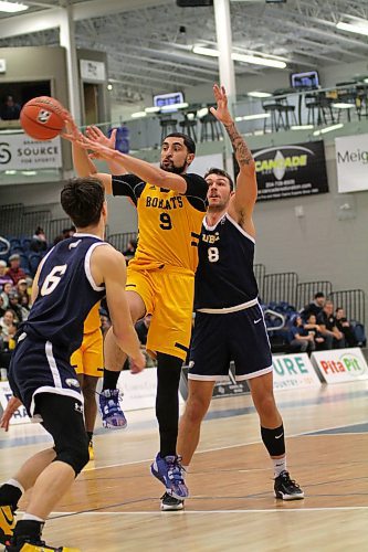 Sultan Bhatti put up 14 points for the Bobcats on Friday. (Thomas Friesen/The Brandon Sun)