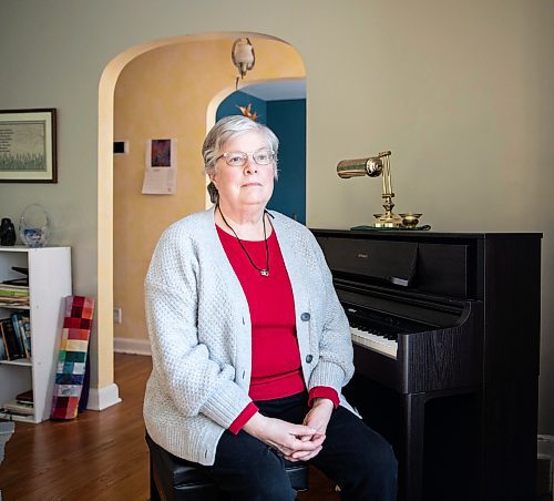 JESSICA LEE / WINNIPEG FREE PRESS

Melody Newcomb, music therapist and chairwoman of the Federation of Associations for Counselling Therapists in Manitoba, is photographed at her home in Norwood on January 6, 2023.

Reporter: Maggie Macintosh