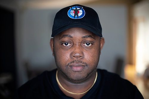 Daniel Crump / Winnipeg Free Press. Yemi Ajibola, 42, volunteers as the coordinator for the Ironman Outdoor Curling Bonspiel, which takes place every February. January 7, 2023.