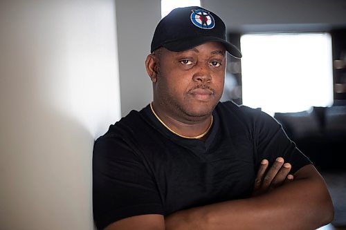 Daniel Crump / Winnipeg Free Press. Yemi Ajibola, 42, volunteers as the coordinator for the Ironman Outdoor Curling Bonspiel, which takes place every February. January 7, 2023.