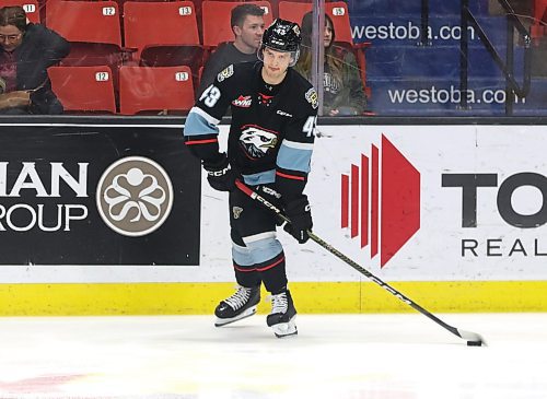 Portland Winterhawks defenceman Ryder Thompson has two goals and eight assists this season . (Perry Bergson/The Brandon Sun)