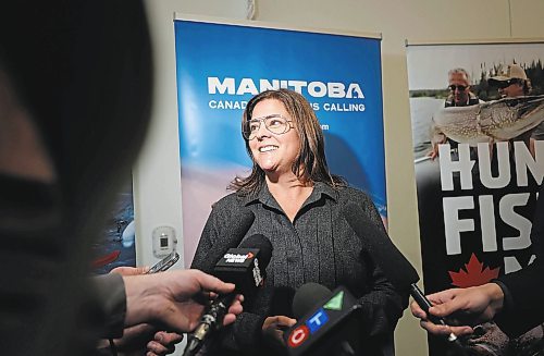 RUTH BONNEVILLE / WINNIPEG FREE PRESS 

Local - Premier presser

Premier Heather Stefanson answers questions from the media after launch of Travel Manitoba's new add campaign at the Convention Centre Monday.  


Jan 9th,  2023