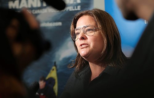 RUTH BONNEVILLE / WINNIPEG FREE PRESS 

Local - Premier presser

Premier Heather Stefanson answers questions from the media after launch of Travel Manitoba's new add campaign at the Convention Centre Monday.  


Jan 9th,  2023