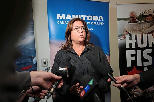 RUTH BONNEVILLE / WINNIPEG FREE PRESS 

Local - Premier presser

Premier Heather Stefanson answers questions from the media after launch of Travel Manitoba's new add campaign at the Convention Centre Monday.  


Jan 9th,  2023