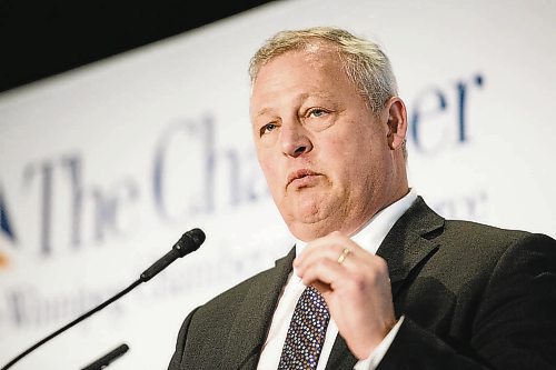 Mike Sudoma / Winnipeg Free Press

NFI President, Paul Soubry, talks about change in the city of Winnipeg before announcing Stu Clark’s recent Ten Million dollar donation to the University of Winnipeg at the Delta Hotel Friday afternoon

June 14, 2019