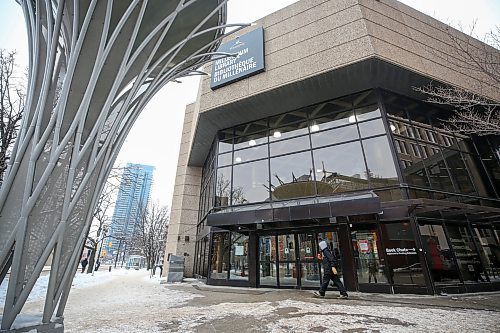 MIKE DEAL / WINNIPEG FREE PRESS
Wednesday will mark one month since a man was killed at the downtown library, which remains closed.
See Malak Abas story
230110 - Tuesday, January 10, 2023.