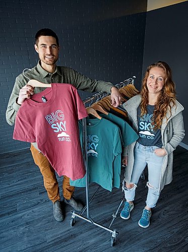 MIKE DEAL / WINNIPEG FREE PRESS
Caroline Fisher and Josh Markham, co-owners of Big Sky Run Co. in the storefront at 194 Tache Avenue that they just took position of at the beginning of January. The plan is that they will open in March.
See Gabby story
230105 - Thursday, January 05, 2023.